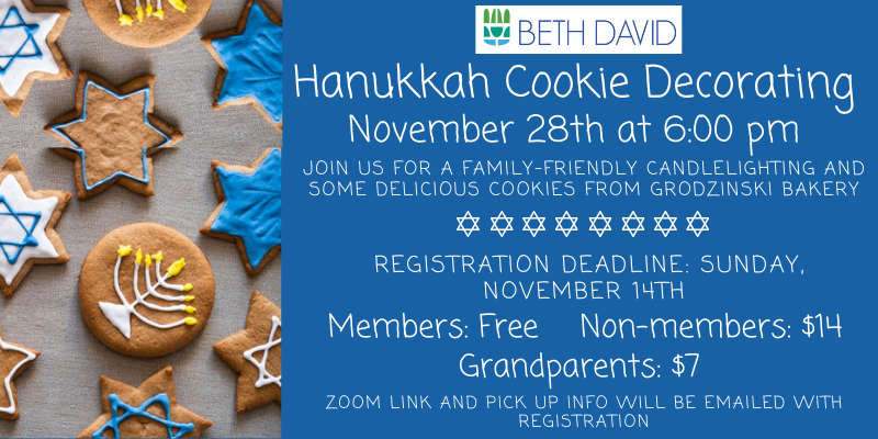 Banner Image for Hanukkah 2021 Cookie Decorating